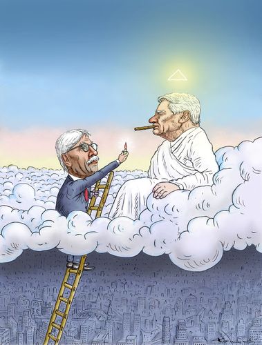 Cartoon: Gauck unter Freunden (medium) by marian kamensky tagged mein,krampf,thilo,sarrazin,deutschland,rechtsdruck,joachim,gauck,bundespräsident,krampf,thilo sarrazin,deutschland,rechtsdruck,gauck,bundespräsident,thilo,sarrazin