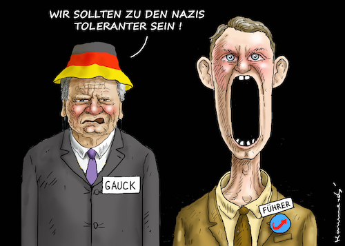 GAUCK WILL NAZIS TOLERIEREN