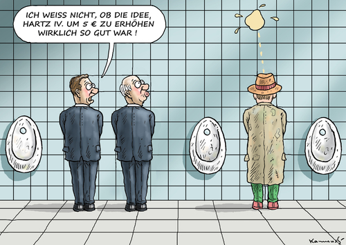 Cartoon: HARTZ IV (medium) by marian kamensky tagged hartz,iv,hartz,iv