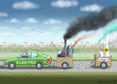 Cartoon: HEBECKISMUS (medium) by marian kamensky tagged energiewende,habeck,atommeiler,energiewende,habeck,atommeiler