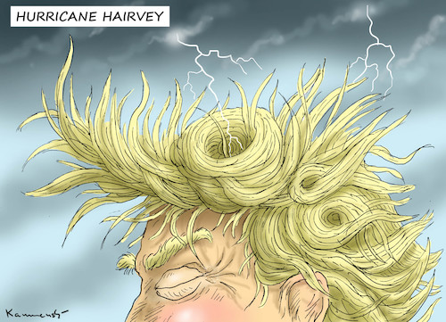 Cartoon: HURRICANE HAIRVEY (medium) by marian kamensky tagged obama,trump,präsidentenwahlen,usa,baba,vanga,republikaner,inauguration,demokraten,charlottesville,hurrikan,harvey,wikileaks,faschismus,obama,trump,präsidentenwahlen,usa,baba,vanga,republikaner,inauguration,demokraten,charlottesville,hurrikan,harvey,wikileaks,faschismus