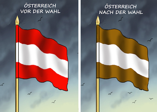 Cartoon: ICH GRATULIERE DIR ÖSTERREICH !! (medium) by marian kamensky tagged nationalratswahlen,in,österreich,kurz,kern,strache,nationalratswahlen,in,österreich,kurz,kern,strache