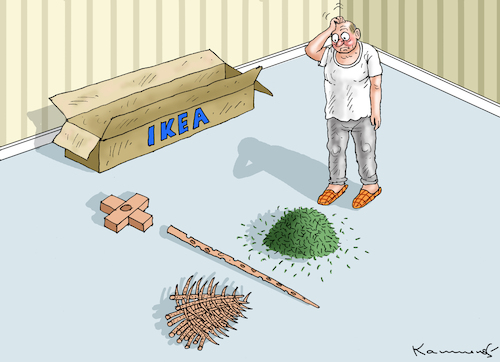 Ikea Weihnachtsbaum By Marian Kamensky Religion Cartoon Toonpool