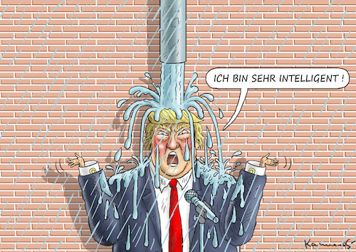 Cartoon: INTELLIGENTER TRUMP (medium) by marian kamensky tagged obama,trump,präsidentenwahlen,usa,baba,vanga,republikaner,inauguration,demokraten,wikileaks,faschismus,obama,trump,präsidentenwahlen,usa,baba,vanga,republikaner,inauguration,demokraten,wikileaks,faschismus