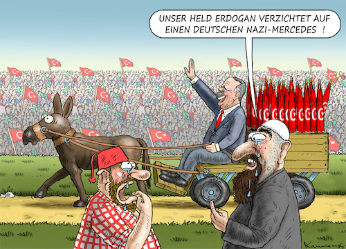 KEIN NAZI MERCEDES FÜR ERDOWAHN