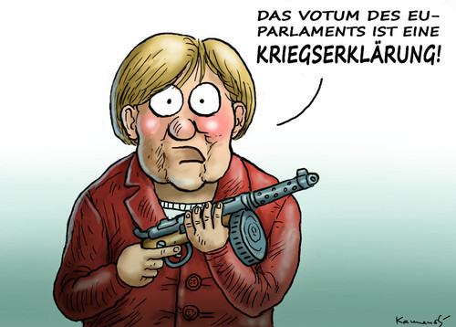 Kriegserklarung By Marian Kamensky Politics Cartoon Toonpool