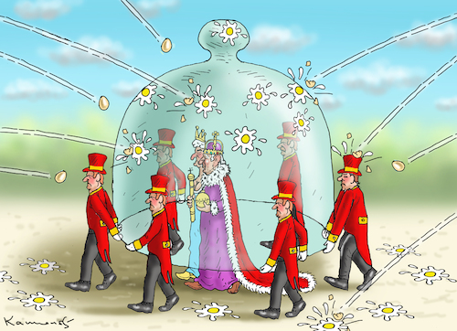 Cartoon: KRÖNUNG KÖNIG CHARLES III. (medium) by marian kamensky tagged krönung,könig,charles,iii,krönung,könig,charles,iii