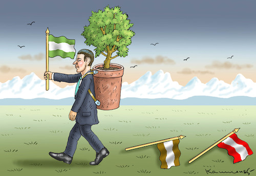 Cartoon: KURZ MAL GRÜN TESTEN (medium) by marian kamensky tagged wahlen,in,österreich,kurz,fpö,spö,pilz,parteienfilz,kogler,grüne,populismus,wahlen,in,österreich,kurz,fpö,spö,pilz,parteienfilz,kogler,grüne,populismus