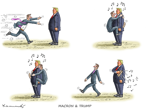 MACRON BESUCHT TRUMP