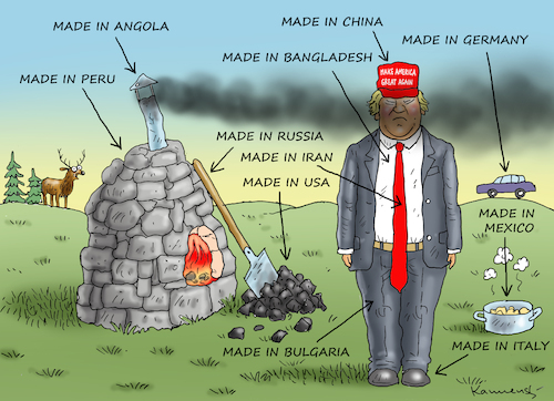 Cartoon: MAKE COAL GREAT AGAIN (medium) by marian kamensky tagged obama,trump,präsidentenwahlen,usa,baba,vanga,republikaner,inauguration,demokraten,wikileaks,faschismus,obama,trump,präsidentenwahlen,usa,baba,vanga,republikaner,inauguration,demokraten,wikileaks,faschismus