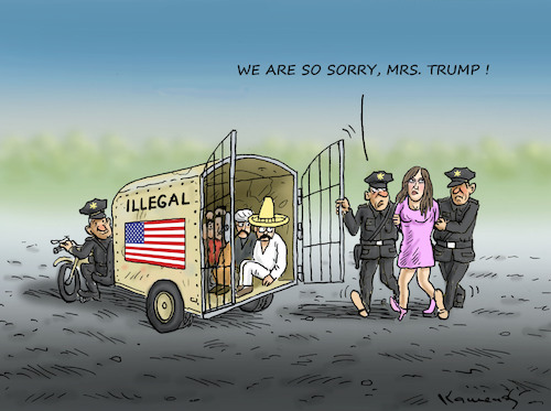 MELANIA TRUMP ILLEGAL