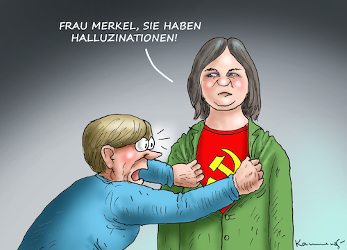 MERKEL HAT HALLUZINATIONEN