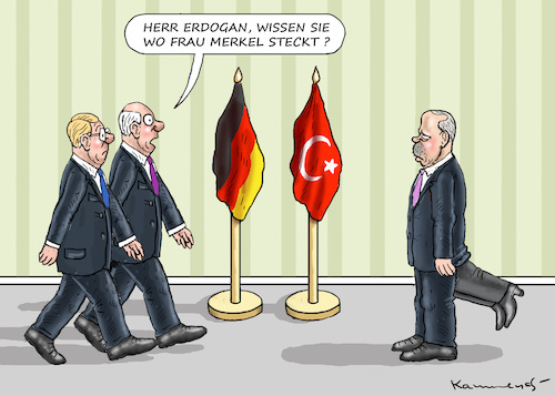 MERKEL IST WEG