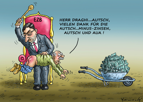 Minuszinsbestrafer Draghi