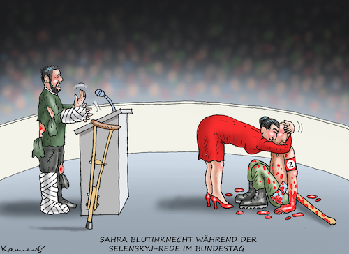 MITFÜHLENDE SAHRA BLUTINKNECHT