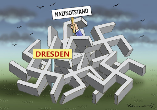 NAZINOTSTAND IN DRESDEN