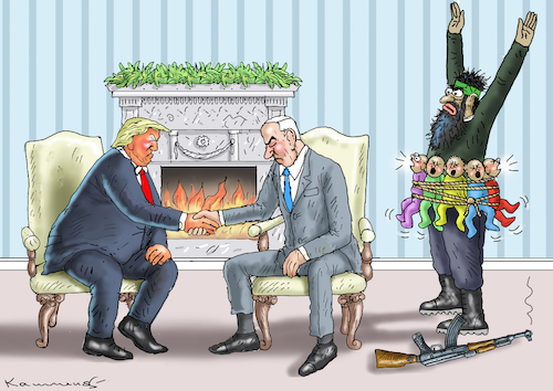 Cartoon: NETANYAHU IN WASHINGTON (medium) by marian kamensky tagged netanyahu,in,washington,gaza,israel,hamas,netanyahu,in,washington,gaza,israel,hamas