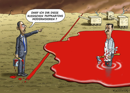 Obama und Assad