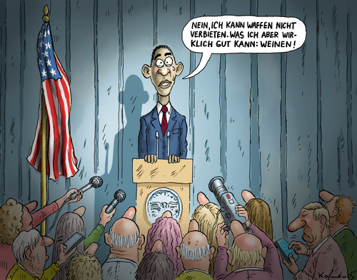 Cartoon: Ohnmächtigste Mann der Welt (medium) by marian kamensky tagged newtown,usa,massaker,in,der,schule,waffenlobby,obama,waffengesetzt,newtown,usa,massaker,in,der,schule,waffenlobby,obama,waffengesetzt