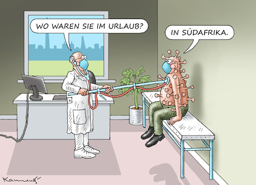 Cartoon: OMIKRONISIERTER PATIENT (medium) by marian kamensky tagged curevac,testzentren,corona,impfung,pandemie,booster,omikron,impfpflicht,curevac,testzentren,corona,impfung,pandemie,booster,omikron,impfpflicht