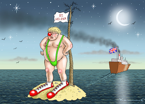 Cartoon: PARTYGATE-ENDE FÜR BORIS (medium) by marian kamensky tagged partygate,ende,für,boris,partygate,ende,für,boris