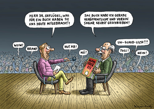 Cartoon: Plagiatsfreier Dr. Geflügel (medium) by marian kamensky tagged merkel,angela,plagiatsvorwurf,doktortitel,lammert,norbert,norbert,lammert,doktortitel,plagiatsvorwurf,angela,merkel