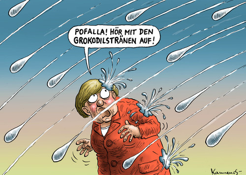 Cartoon: Pofallas GroKotränen (medium) by marian kamensky tagged grossen,groko,abtritt,merkel,angela,csu,cdu,spd,koalition,profalla,profalla,angela,merkel,abtritt,groko,grossen,koalition,spd,cdu,csu