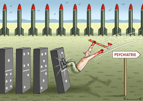 Cartoon: PSYCHOPATHISCHER VOLLIDIOT (medium) by marian kamensky tagged putins,bescherung,ukraine,provokation,swift,nato,osterweiterung,putins,bescherung,ukraine,provokation,swift,nato,osterweiterung