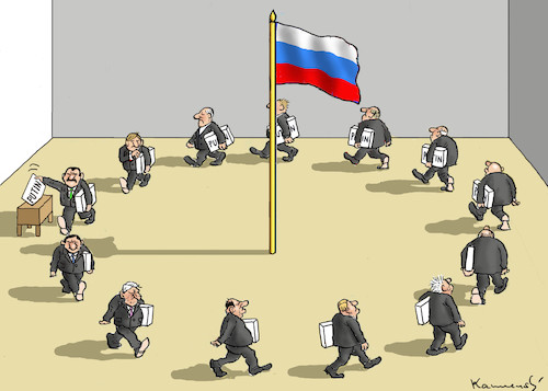 Cartoon: PUTIN FOREVER (medium) by marian kamensky tagged theresa,may,putin,sergei,skripal,novichok,russia,kgb,poison,attack,england,agents,theresa,may,putin,sergei,skripal,novichok,russia,kgb,poison,attack,england,agents