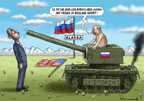 Cartoon: Putin in Alaska (medium) by marian kamensky tagged vitali,klitsccko,ukraine,janukowitsch,demokratie,gewalt,bürgerkrieg,timoschenko,helmut,schmidt,putinversteher,donezk,alaska,obama,vitali,klitsccko,ukraine,janukowitsch,demokratie,gewalt,bürgerkrieg,timoschenko,helmut,schmidt,putinversteher,donezk,alaska,obama