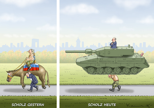 Cartoon: PUTINS SCHICKSAL (medium) by marian kamensky tagged verteidigungsministerium,boris,pistorius,leopard,verteidigungsministerium,boris,pistorius,leopard