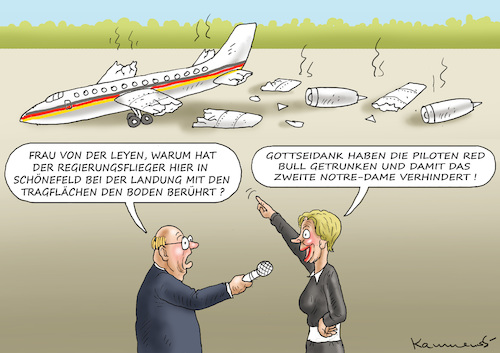 Cartoon: RED BULL VERLEIHT FLÜGEL (medium) by marian kamensky tagged ursula,von,der,leyen,berateraffäre,bundeswehr,vetternwirtschaft,korruption,heiko,maas,ursula,von,der,leyen,berateraffäre,bundeswehr,vetternwirtschaft,korruption,heiko,maas