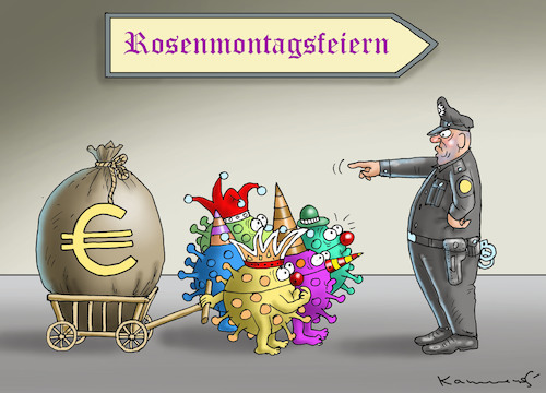 Cartoon: ROSENMONTAGSFEIERN (medium) by marian kamensky tagged biontech,pfizer,impfung,corona,rosenmontag,eu,ursula,von,der,leyen,biontech,pfizer,impfung,corona,rosenmontag,eu,ursula,von,der,leyen