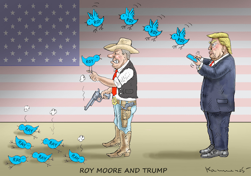 Cartoon: ROY MOORE AND TRUMP (medium) by marian kamensky tagged obama,trump,präsidentenwahlen,usa,baba,vanga,republikaner,inauguration,demokraten,roy,moore,and,wikileaks,faschismus,obama,trump,präsidentenwahlen,usa,baba,vanga,republikaner,inauguration,demokraten,roy,moore,and,wikileaks,faschismus