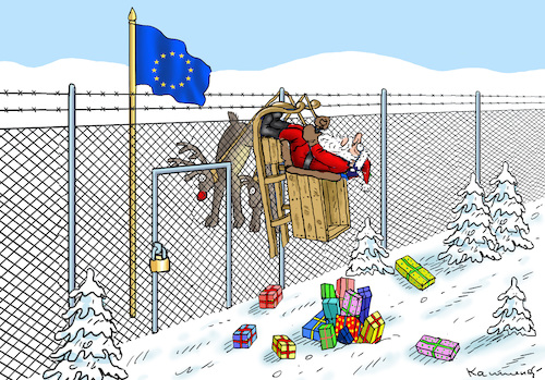 Cartoon: SANTA CRASH (medium) by marian kamensky tagged groko,spd,parteitag,schulz,würselen,merkel,andrea,nahles,scholz,hessen,wahlen,akk,kühnert,bremen,rezo,weihnachten,trump,groko,spd,parteitag,schulz,würselen,merkel,andrea,nahles,scholz,hessen,wahlen,akk,kühnert,bremen,rezo,weihnachten,trump