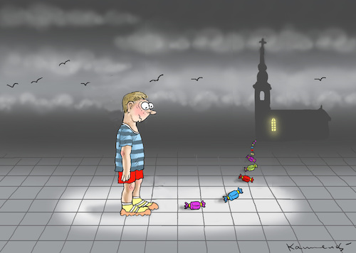 Cartoon: SCHLIMME KIRCHE (medium) by marian kamensky tagged franziskus,papst,kindermissbrauch,vatikan,franziskus,papst,kindermissbrauch,vatikan