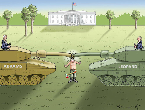 Cartoon: SCHOLZ BESUCHT BIDEN (medium) by marian kamensky tagged flucht,aus,cherson,putin,energieterror,weihnachtsgenozid,in,der,ukraine,abrams,leopard,flucht,aus,cherson,putin,energieterror,weihnachtsgenozid,in,der,ukraine,abrams,leopard