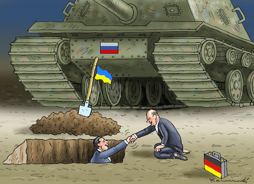 SCHOLZ IN DER UKRAINE