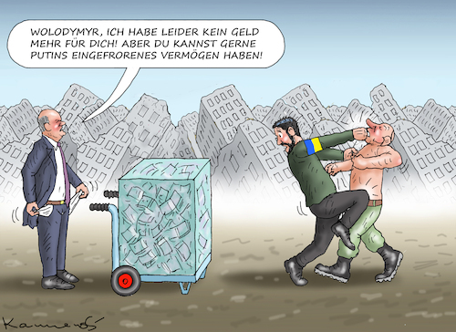 Cartoon: SCHOLZ IST PLEITE (medium) by marian kamensky tagged scholz,ist,pleite,selenskyj,ukraine,putin,scholz,ist,pleite,selenskyj,ukraine,putin