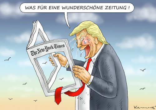 SEHR GLÜCKLICHER TRUMP