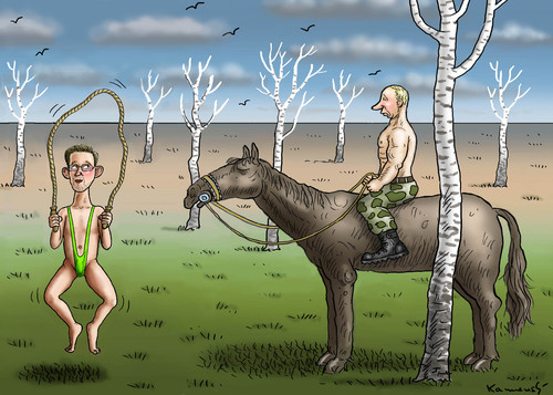 Cartoon: Snowden in der Taigatanga (medium) by marian kamensky tagged vitali,klitsccko,ukraine,janukowitsch,demokratie,gewalt,bürgerkrieg,timoschenko,helmut,schmidt,putinversteher,snowden,whisteblower,vitali,klitsccko,ukraine,janukowitsch,demokratie,gewalt,bürgerkrieg,timoschenko,helmut,schmidt,putinversteher,snowden,whisteblower