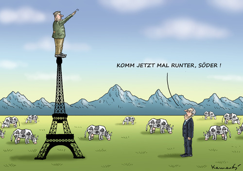 Cartoon: SÖDER UND HERRMANN (medium) by marian kamensky tagged hollande,trifft,obama,terroranschlag,in,paris,söder,herrmann,csu,hollande,trifft,obama,terroranschlag,in,paris,söder,herrmann,csu