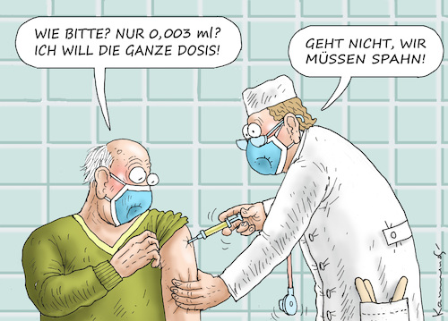 Cartoon: SPAHNISCHE CORONA-IMPFUNG (medium) by marian kamensky tagged biontech,pfizer,impfung,corona,rosenmontag,eu,english,lockdown,ostern,ursula,von,der,leyen,biontech,pfizer,impfung,corona,rosenmontag,eu,english,lockdown,ostern,ursula,von,der,leyen