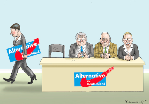 Cartoon: SPALTUNG DER SPALTER (medium) by marian kamensky tagged merkel,versus,schulz,wahlkampf,2017,tv,duell,spd,cdu,gauland,afd,petry,weiden,meuten,merkel,versus,schulz,wahlkampf,2017,tv,duell,spd,cdu,gauland,afd,petry,weiden,meuten