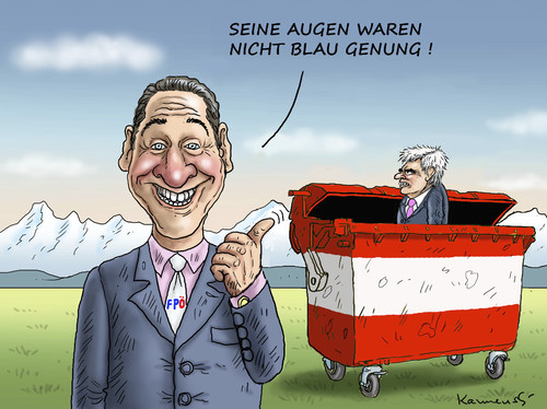 Cartoon: STRACHE PHILOSOPHISCH (medium) by marian kamensky tagged faymanns,rücktritt,srache,fpö,österreich,faymanns,rücktritt,srache,fpö,österreich