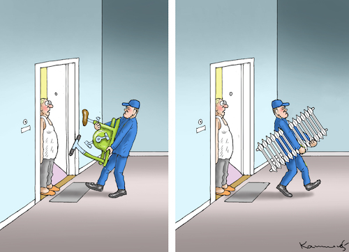 Cartoon: STRAMPELN STATT HEIZEN! (medium) by marian kamensky tagged putins,bescherung,ukraine,provokation,swift,habeck,nato,osterweiterung,putins,bescherung,ukraine,provokation,swift,habeck,nato,osterweiterung