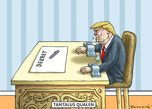 Cartoon: TANTALUSQUALEN (medium) by marian kamensky tagged obama,trump,präsidentenwahlen,usa,baba,vanga,republikaner,inauguration,demokraten,wikileaks,faschismus,obama,trump,präsidentenwahlen,usa,baba,vanga,republikaner,inauguration,demokraten,wikileaks,faschismus