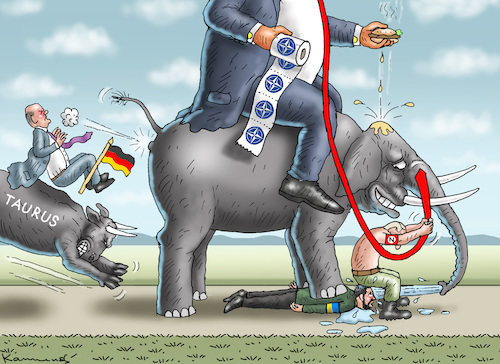 Cartoon: TATSACHENBERICHT keine Karikatur (medium) by marian kamensky tagged taurus,für,die,ukraine,zauderlehrling,olaf,taurus,für,die,ukraine,zauderlehrling,olaf