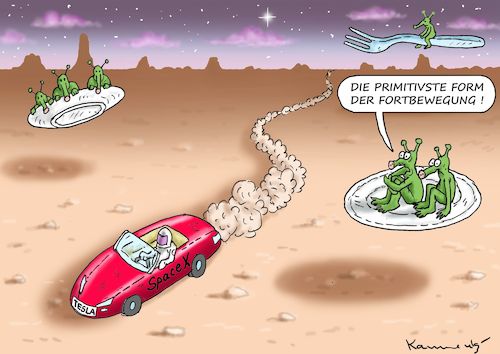 TESLA AUF DEM MARS