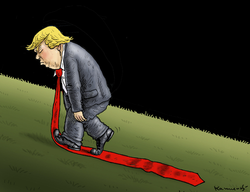 TRUMP AUF DEM WEG NACH OBEN